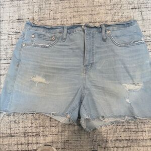 Madewell Light Blue Jean Shorts